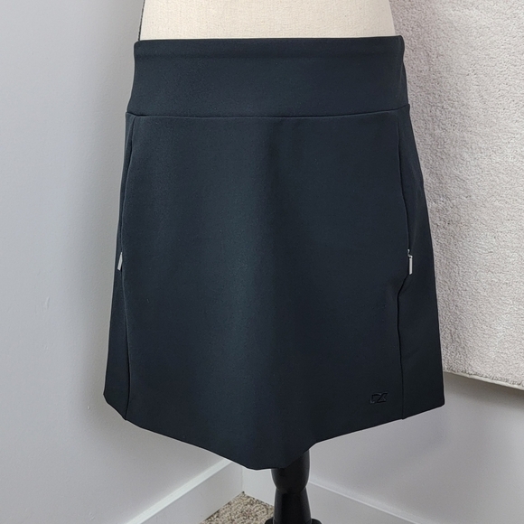 Cutter & Buck Black Performance Dry Tec 50+ Golf/Pickleball Skirt/Skort Sz L‎ - Picture 2 of 15